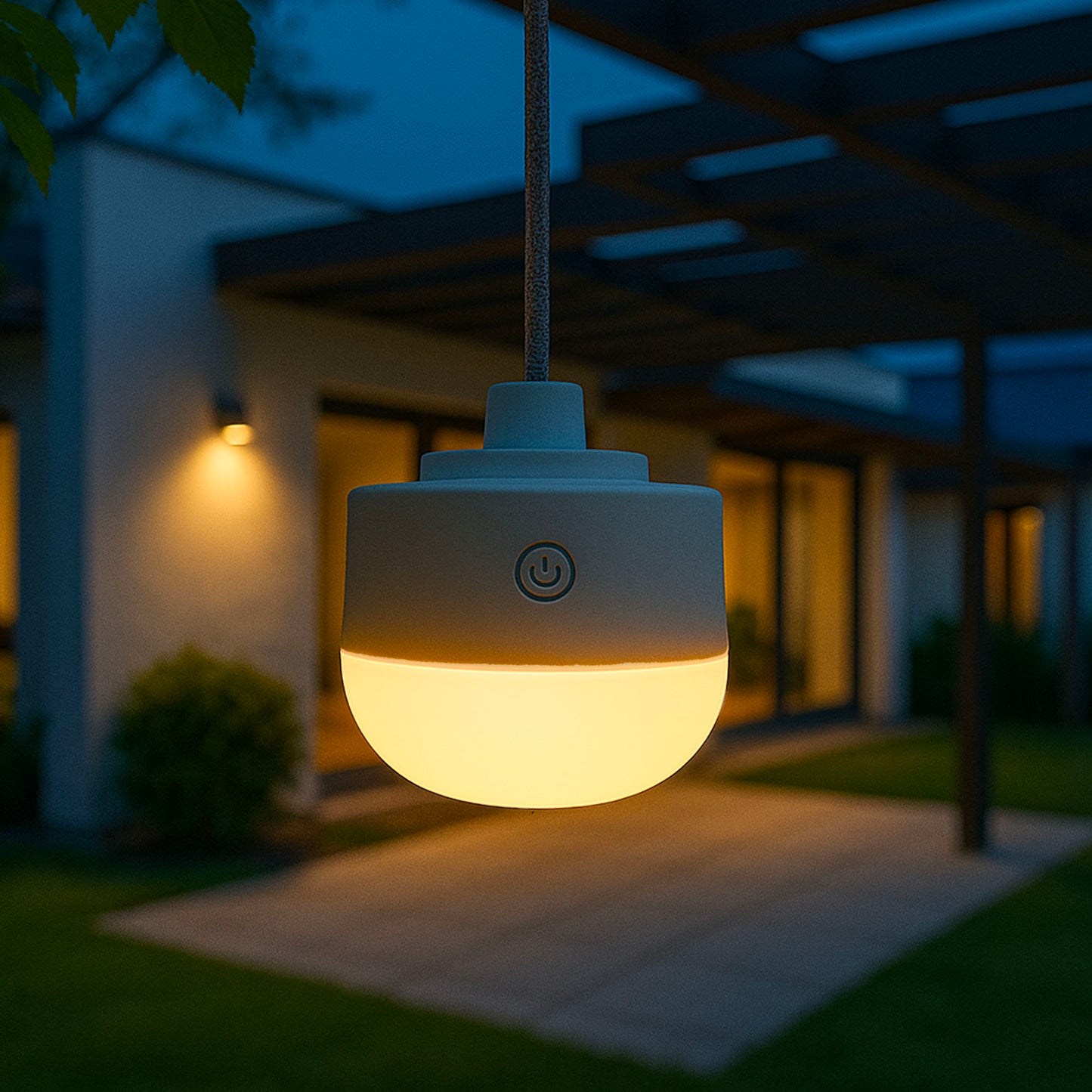 Mini ampoule LED rechargeable MINI LYS 300 Lumen blanc et multicolore avec télécommande H5.5cm
