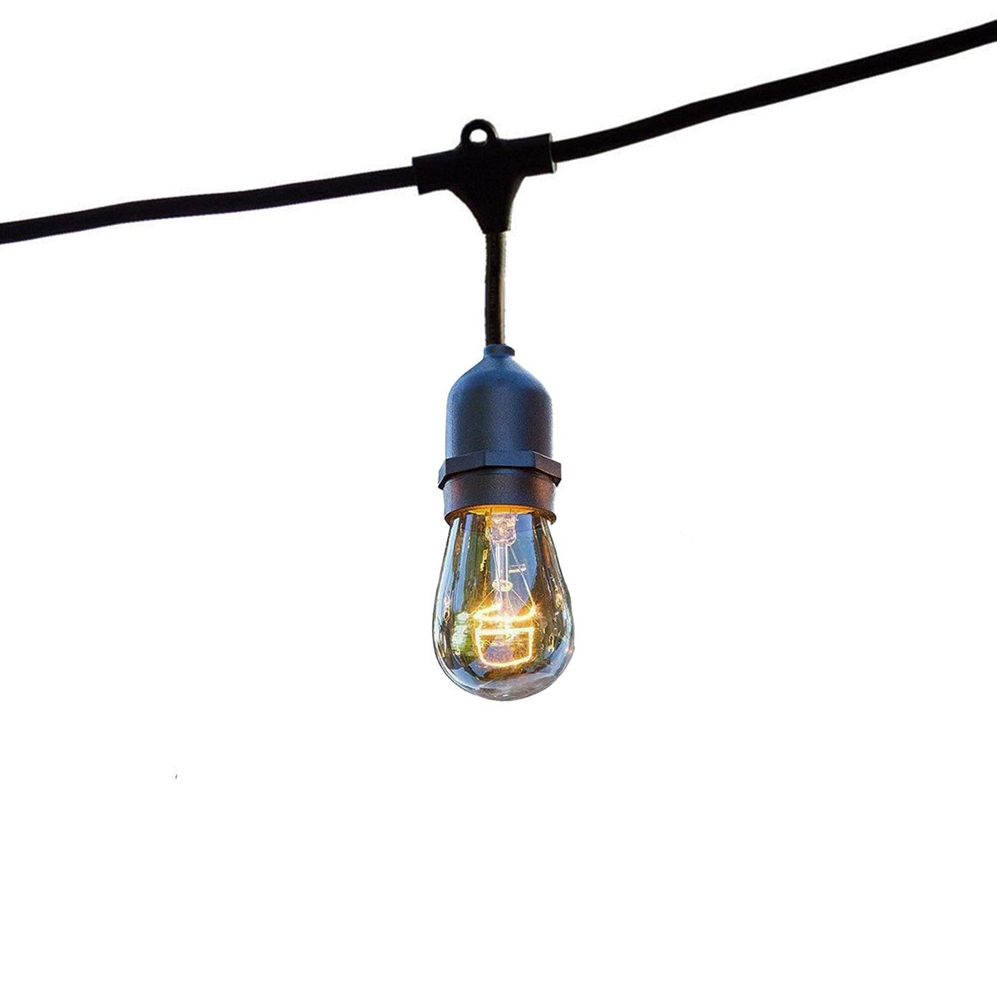 Guirlande lumineuse extérieure raccordable 18m avec 40 ampoules LED filament E27 blanc chaud MAFY LIGHT
