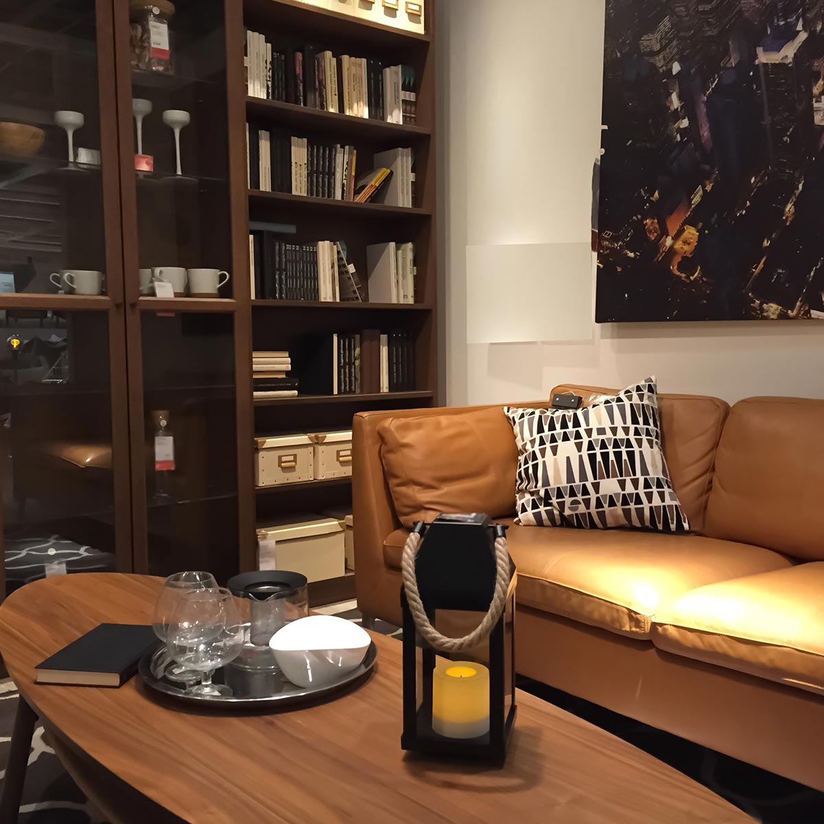 Lanterne photophore solaire décorative poignée en corde effet bougie LED blanc chaud CHANDELY H43cm - REDDECO.com