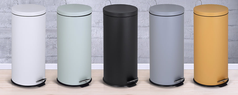 Poubelle colorée
