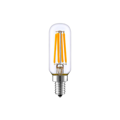 Lot de 100 Ampoule filament LED E14 blanc chaud PLUTON T25 4W H9cm