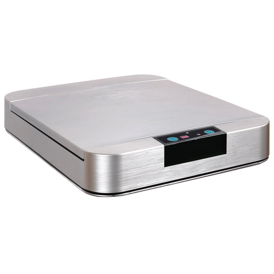 Couvercle de poubelle automatique rectangulaire modèle PARKSIDE Chrome