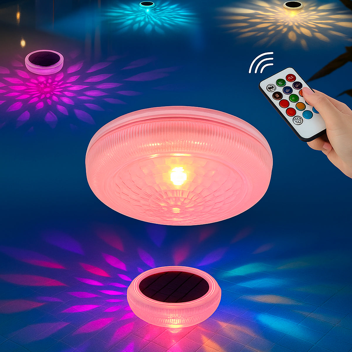 4 Lampe de piscine flottante SPLASHY D11CM