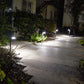 Lot de 8 balises solaires à planter LED blanc froid OSTRY H41cm Lumière Extérieur, Eclairage Solaire pour Jardin Chemin