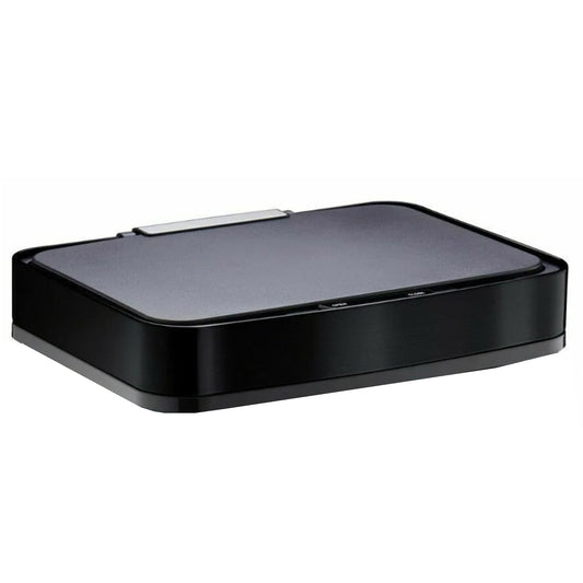 Couvercle Poubelle De Cuisine Automatique Tri Sélectif Double Compartiment 75l NARVIK Noir brillant