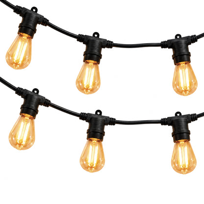 Guirlande lumineuse extérieur connectable 10 ampoules à filament vintage douille E27 LED blanc chaud LINK ME LIGHT 5m