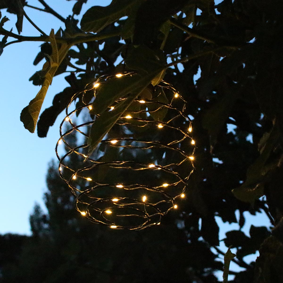 4x Décoration solaire spirale ORION H37CM