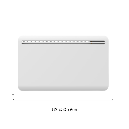 Radiateur électrique à inertie sèche bloc FONTE écran LCD 1500W ASPEN Norme NF