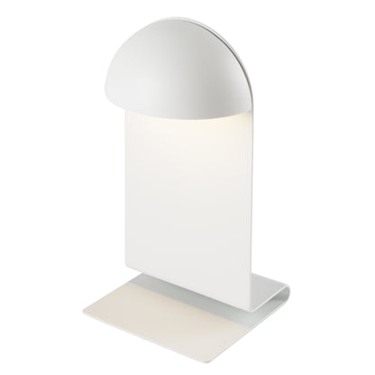 Lampe de chevet sans fil blanche LED blanc chaud dimmable MIDI WHITE H28,2cm