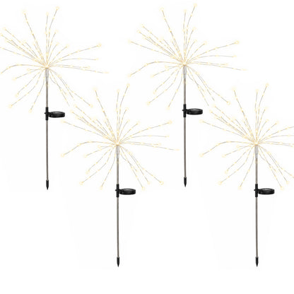 4 Balise solaire à piquer FIREWORKS H97CM