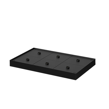 Plateau de Chargement Induction PLATE Noir - Compatible avec 6 Lampes de Table KELLY (base ronde)