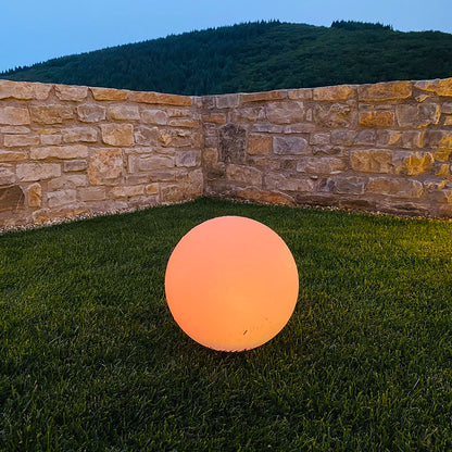 Lot de 2 Boules lumineuses solaire flottante à piquer ou à poser LED blanc/multicolore SOLSTY ∅30cm