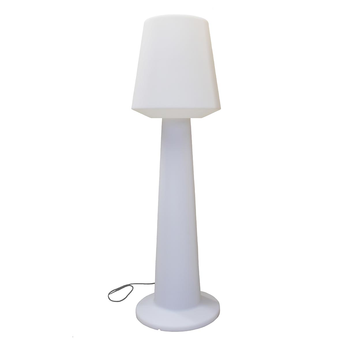 Lampadaire design lumineux filaire pour extérieur éclairage puissant LED blanc AUSTRAL H170cm culot E27 - REDDECO.com